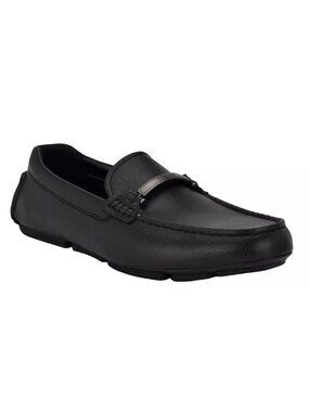 NWB Calvin Klein Mens Maslo Slip On Loafer Black Size US 7.5 $105 [jb]